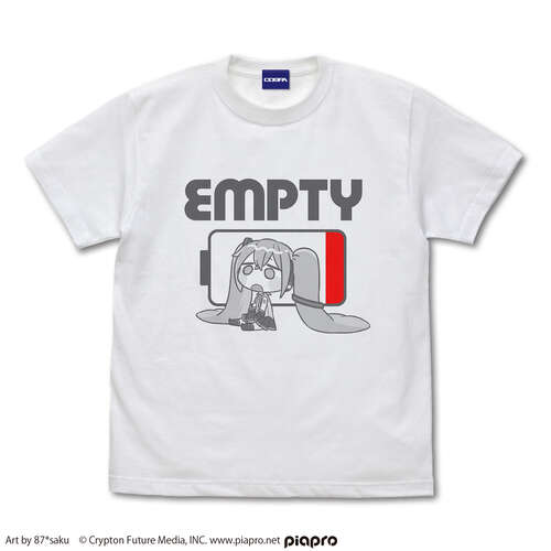 Hatsune Miku 87*saku Ver. T-shirt White