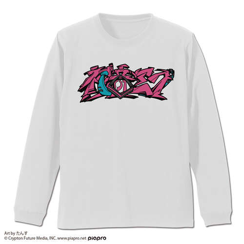 Hatsune Miku Ribbed Long Sleeve Chest Ver. T-shirt