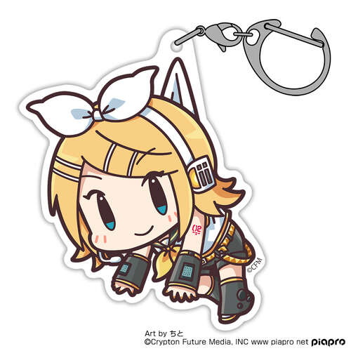 Pinched Acrylic Strap Kagamine Rin