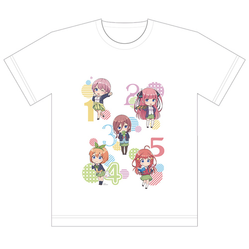The Quintessential Quintuplets Full Color T-shirt Mini Character