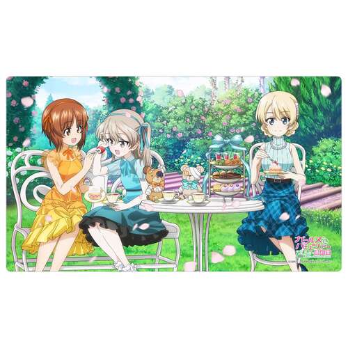 -PRE ORDER- GIRLS und PANZER das Finale Original Illustration Rubber Mat Tea Party