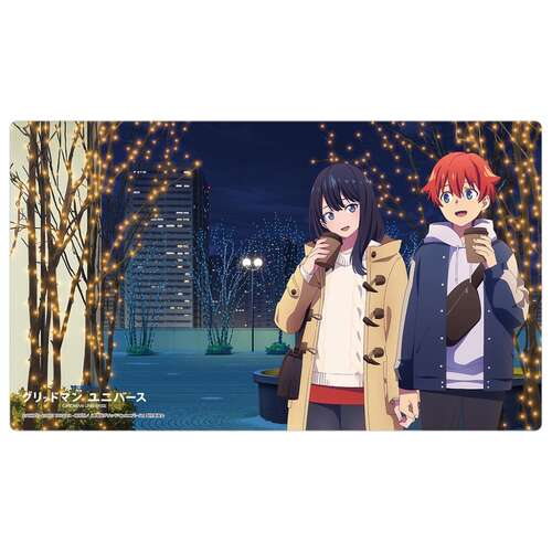 -PRE ORDER- GRIDMAN UNIVERSE Original Illustration Rubber Mat Hibiki Yuta & Takarada Rikka / Winter Date
