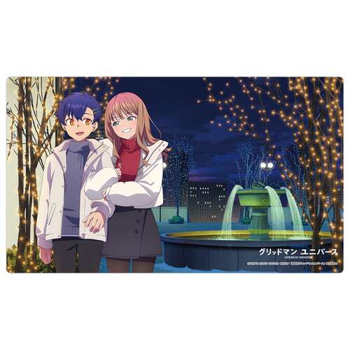 -PRE ORDER- GRIDMAN UNIVERSE Original Illustration Rubber Mat Asanaka Yomogi & Minami Yume / Winter Date