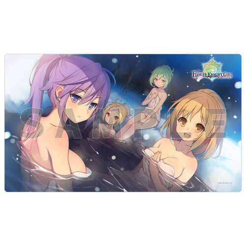 -PRE ORDER- FLOWER KNIGHT GIRL Rubber Mat Snowy Steam Bath