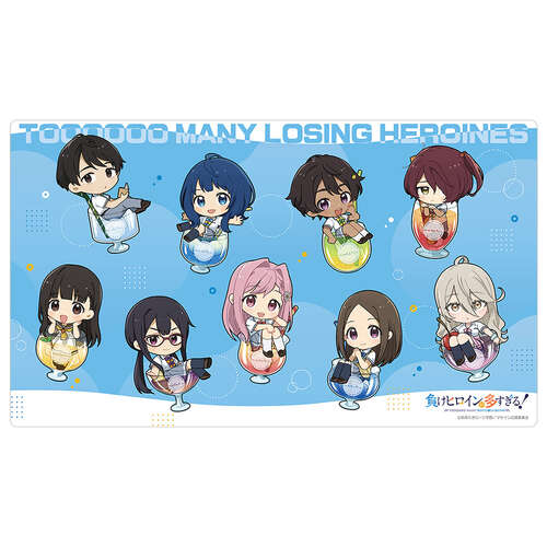 -PRE ORDER- Too Many Losing Heroines! Rubber Mat Cider