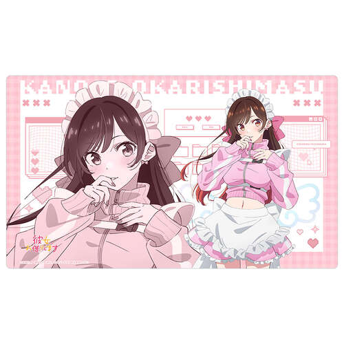 -PRE ORDER- Rent-A-Girlfriend Original Illustration Rubber Mat Mizuhara Chizuru / Jersey Maid