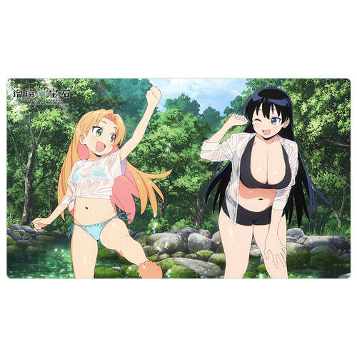 -PRE ORDER- Ruri Rocks Original Illustration Rubber Mat Playing in The Water