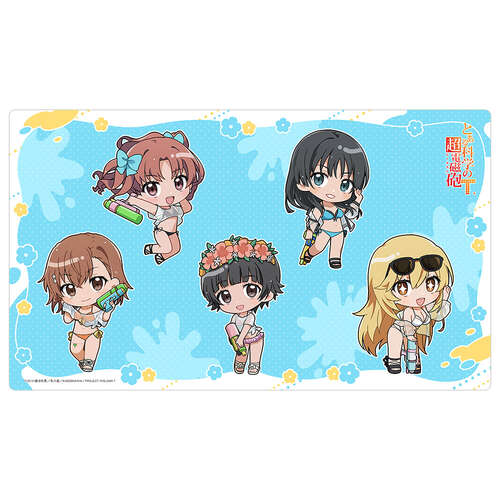 -PRE ORDER- A Certain Scientific Railgun T Rubber Mat Mini Character / Playing in The Water