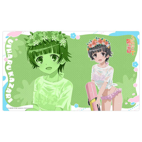 -PRE ORDER- A Certain Scientific Railgun T Original Illustration Rubber Mat Uiharu Kazari / Playing in The Water