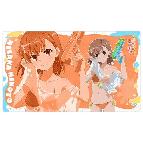 -PRE ORDER- A Certain Scientific Railgun T Original Illustration Rubber Mat Misaka Mikoto / Playing in The Water