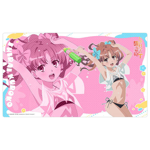 -PRE ORDER- A Certain Scientific Railgun T Original Illustration Rubber Mat Shirai Kuroko / Playing in The Water