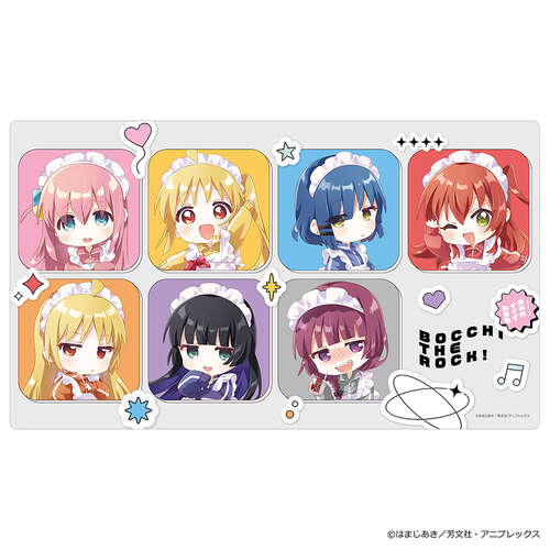 -PRE ORDER- Bocchi the Rock! Rubber Mat Jersey Maid B / Illustration Namori