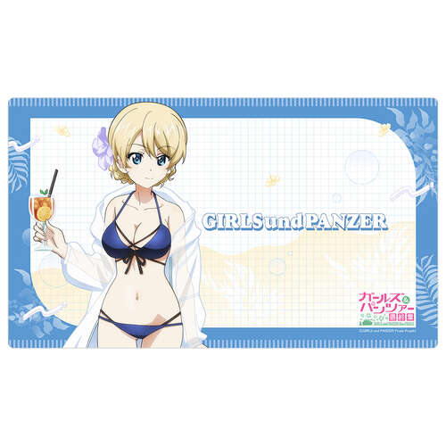-PRE ORDER- GIRLS und PANZER das Finale Original Illustration Rubber Mat Darjeeling / Resort Swimwear