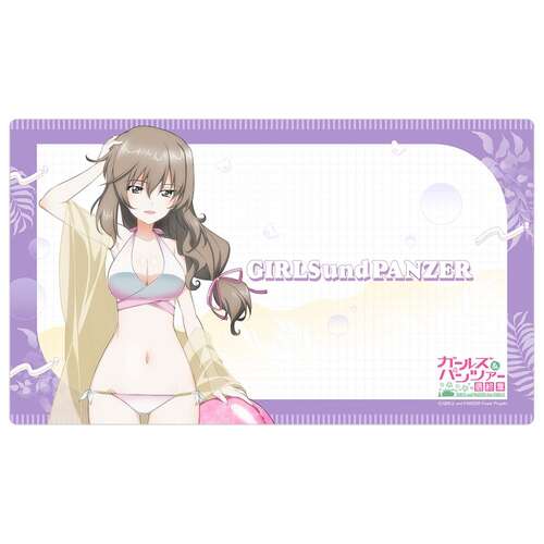 -PRE ORDER- GIRLS und PANZER das Finale Original Illustration Rubber Mat Shimada Chiyo / Resort Swimwear