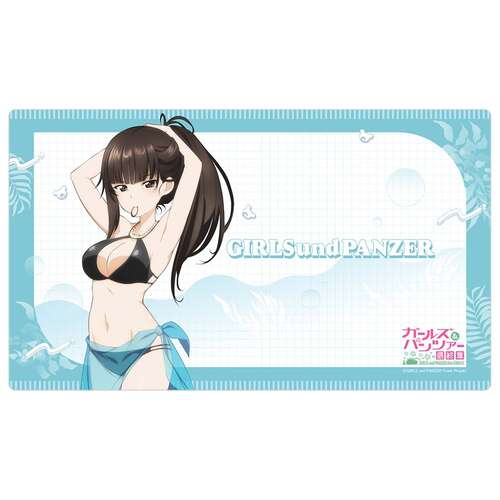 -PRE ORDER- GIRLS und PANZER das Finale Original Illustration Rubber Mat Nishizumi Shiho / Resort Swimwear