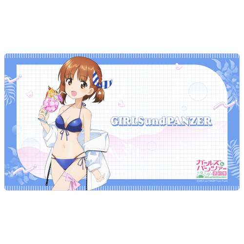 -PRE ORDER- GIRLS und PANZER das Finale Original Illustration Rubber Mat Nishizumi Miho / Resort Swimwear
