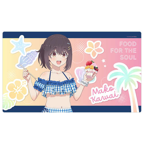 -PRE ORDER- Food for the Soul Original Illustration Rubber Mat Kawai Mako / Swimwear