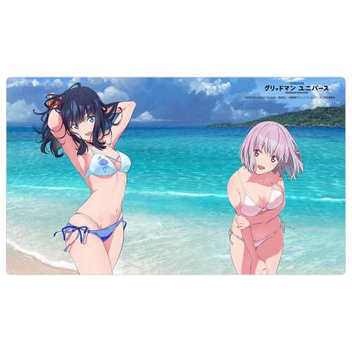 -PRE ORDER- GRIDMAN UNIVERSE Original Illustration Rubber Mat Takarada Rikka & Shinjo Akane / Swimwear