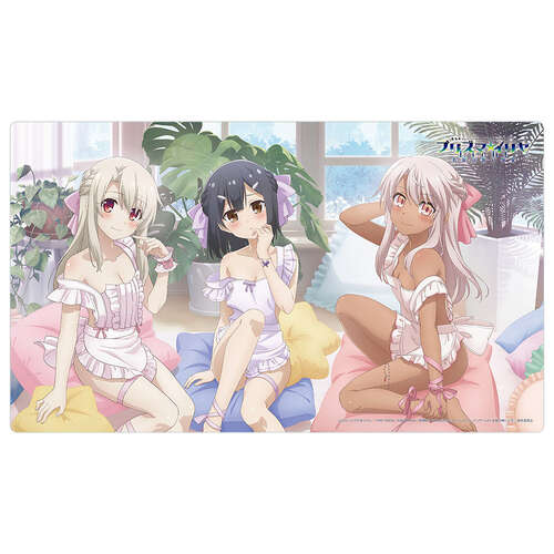 -PRE ORDER- Fate/kaleid liner Prisma Illya: Licht - The Nameless Girl Original Illustration Rubber Mat Illya & Miyu & Chloe / Apron