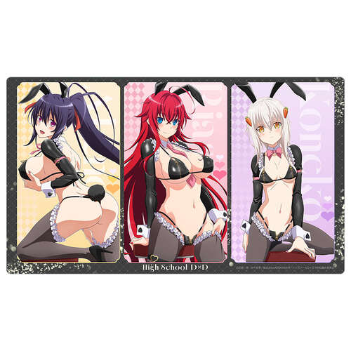 -PRE ORDER- High School DxD Hero Original Illustration Rubber Mat Reverse Bunny (Black)