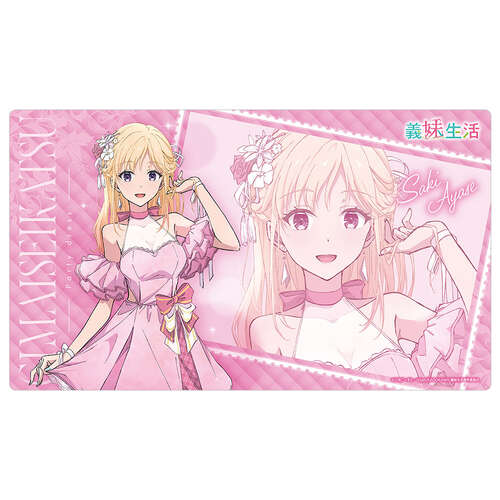 -PRE ORDER- Days with My Stepsister Original Illustration Rubber Mat Ayase Saki / Party Dress