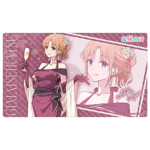 -PRE ORDER- Days with My Stepsister Original Illustration Rubber Mat Ayase Akiko / Party Dress