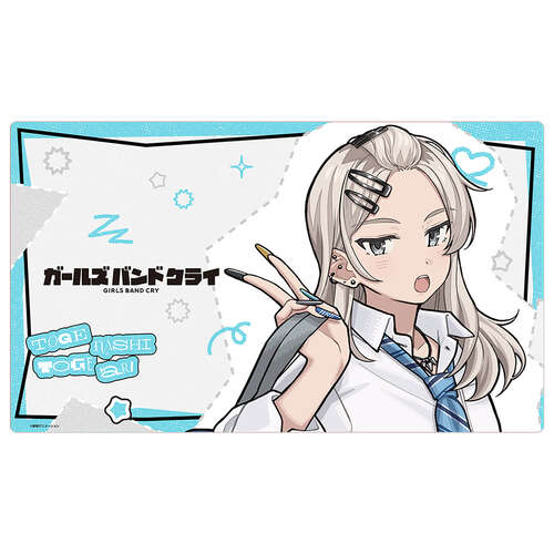 -PRE ORDER- Girls Band Cry Original Illustration Rubber Mat Kawaragi Momoka / Heisei Gal