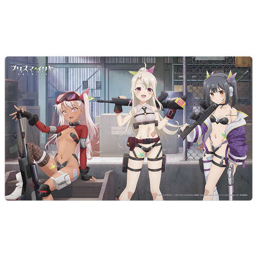 -PRE ORDER- Fate/kaleid liner Prisma Illya: Licht - The Nameless Girl Original Illustration Rubber Mat Illya & Miyu & Chloe / Military