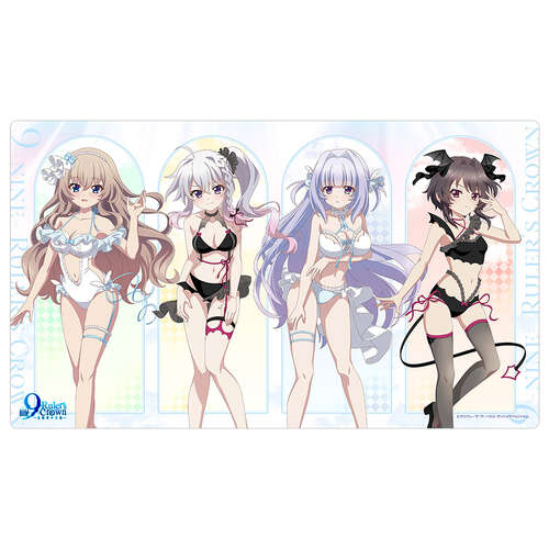 -PRE ORDER- 9-nine- Ruler's Crown Original Illustration Rubber Mat Angel & Devil Swimwear