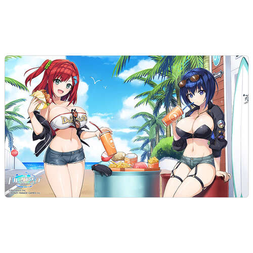 -PRE ORDER- Dolphin Wave Original Illustration Rubber Mat Sakimiya Iruka & Tojo Michiru / Coast Riding