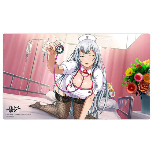 -PRE ORDER- Ikki Tousen Rubber Mat Chou-un Shiryuu / Hakui no Kenshi