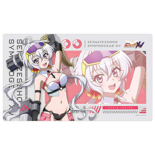 -PRE ORDER- Senki Zessho Symphogear XV Original Illustration Rubber Mat Chris / Cyber Military