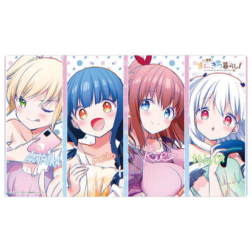 -PRE ORDER- Ichijyoma Mankitsu Gurashi! Rubber Mat Morita Meiko & Amamiya Rie & Suzuki Marika & Nakano Neo D