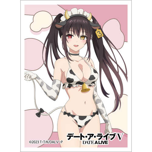 -PRE ORDER- Date A Live V Original Illustration Sleeve Tokisaki Kurumi / Cow Pattern Swimwear