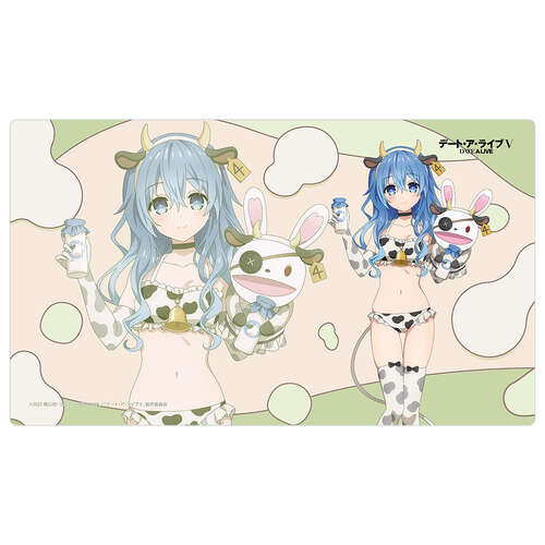 -PRE ORDER- Date A Live V Original Illustration Rubber Mat Yoshino / Cow Pattern Swimwear