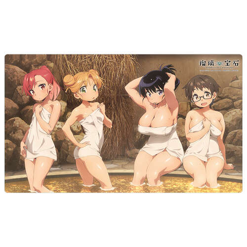 -PRE ORDER- Ruri Rocks Original Illustration Rubber Mat Hot Spring