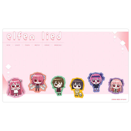-PRE ORDER- Elfen Lied Rubber Mat Mini Character
