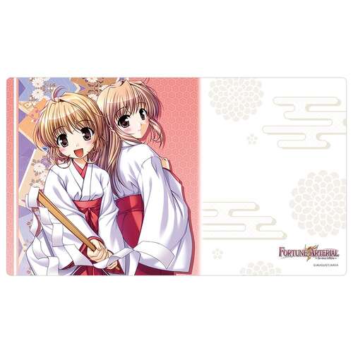 -PRE ORDER- FORTUNE ARTERIAL Rubber Mat Yuki Kanade & Yuki Haruna / Miko Costume