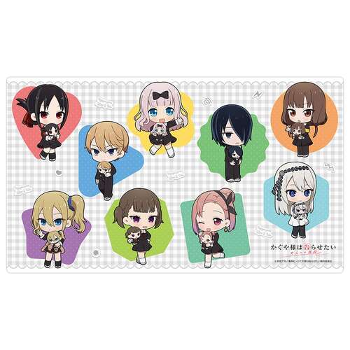 -PRE ORDER- Kaguya-sama: Love is War Rubber Mat Tiny Friends