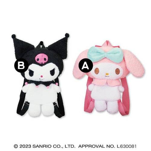 My Melody & Kuromi Plush Backpack