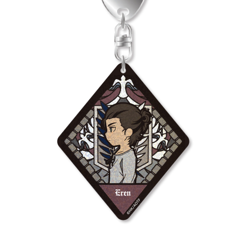 VETCOLO Glitter Acrylic Key Chain 01 Eren Yeager