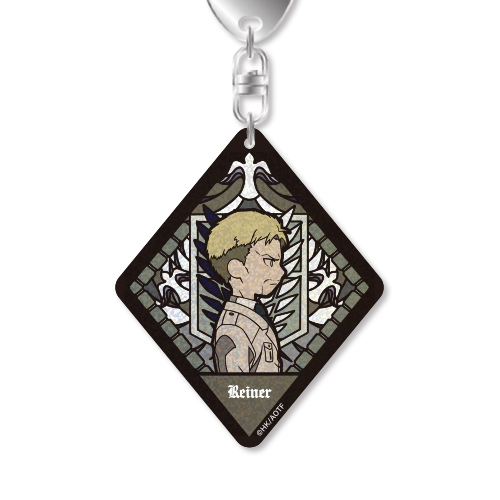 VETCOLO Glitter Acrylic Key Chain 06 Reiner Braun