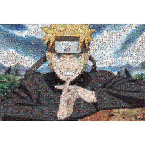 Naruto Shippuden 1000-395 Mosaic Art 1000pcs [PUZZLE]