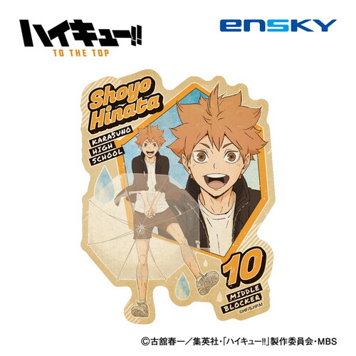 Haikyu!! To The Top Travel Sticker (Rain Ver.) 1 Hinata Shoyo