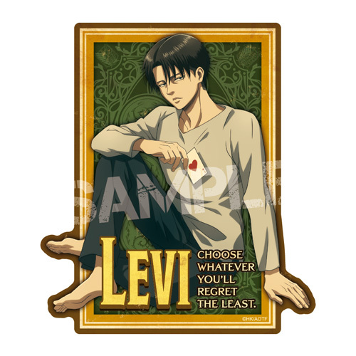 Attack on Titan Travel Sticker 2 Levi