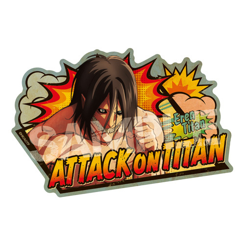 Attack on Titan Travel Sticker 8 Eren Titan