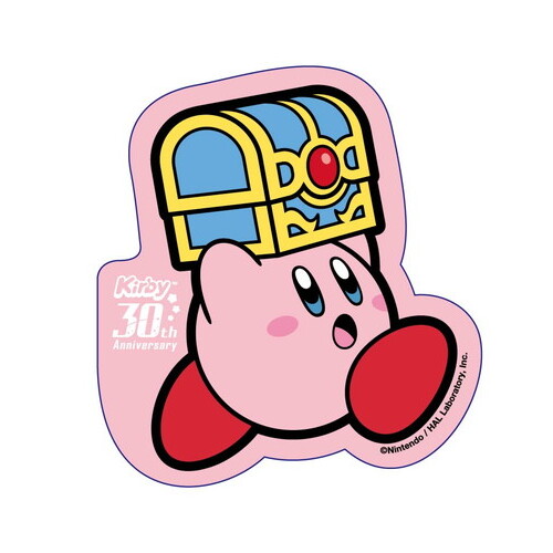 Kirby's Dream Land 30th Die-cut Sticker 4 Treasure Scramble