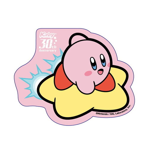 Kirby's Dream Land 30th Die-cut Sticker 6 Air Ride Machine