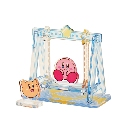 Kirby's Dream Land Moving Diorama Acrylic Stand 3 Swing (Kirby & Scarfy)