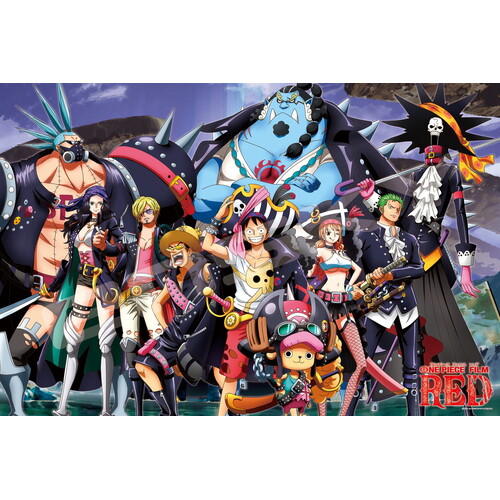 ONE PIECE FILM RED 1000-590 Straw Hat Crew (BATTLE) 1000pcs [JIGSAW PUZZLE]